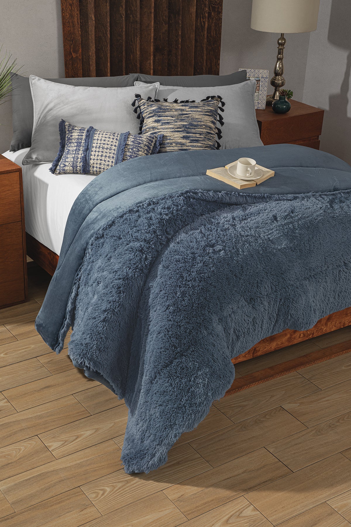 Brucelas Cobertor Platino Súper Soft