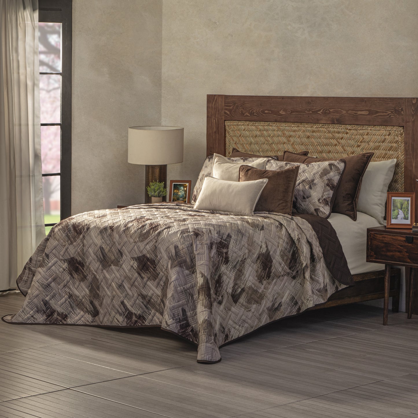 Juego De Edredón Ligero Coffee