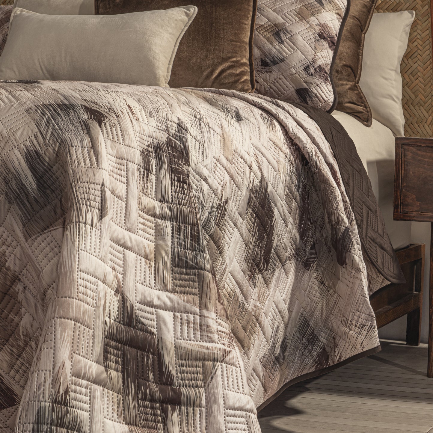 Juego De Edredón Ligero Coffee