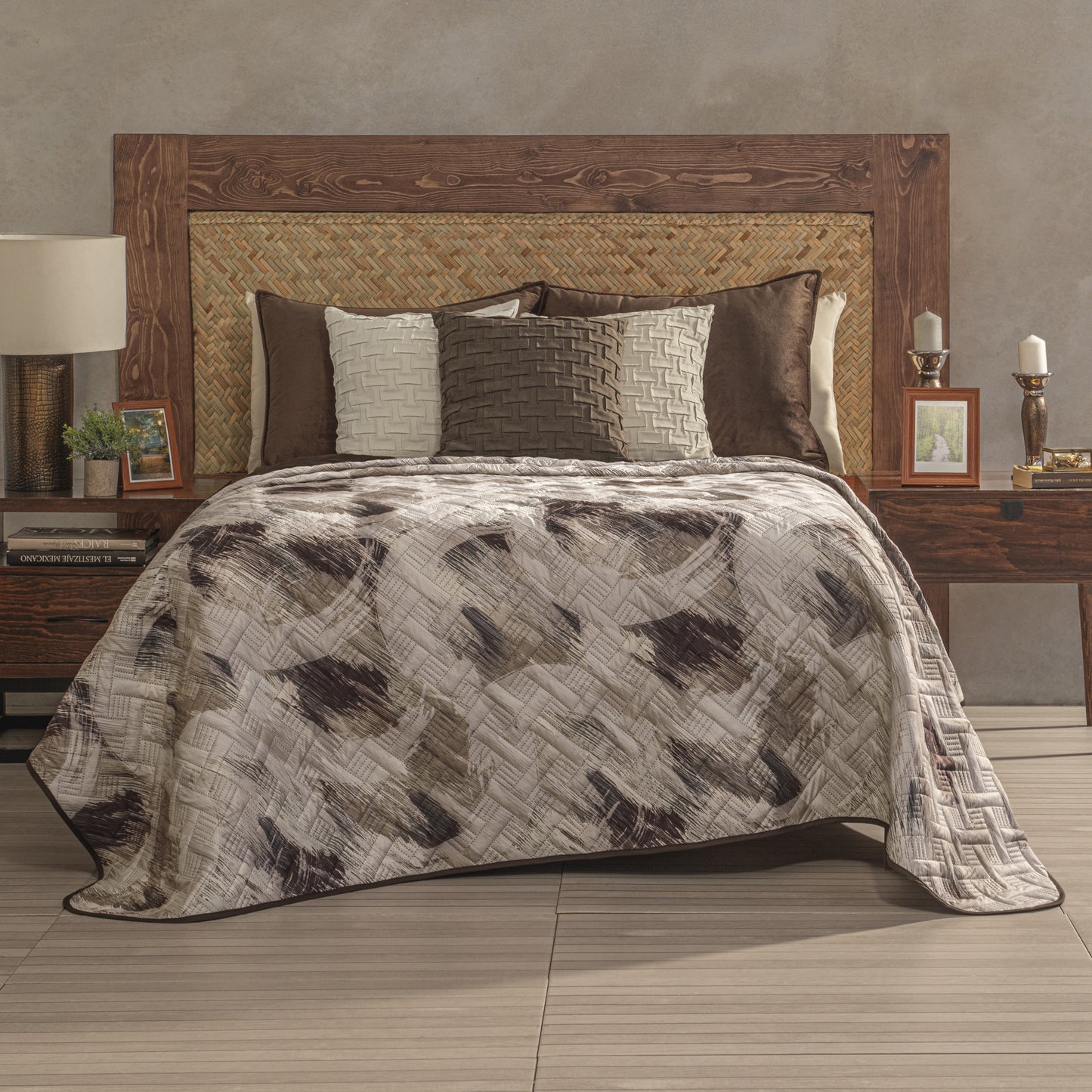 Juego De Edredón Ligero Coffee