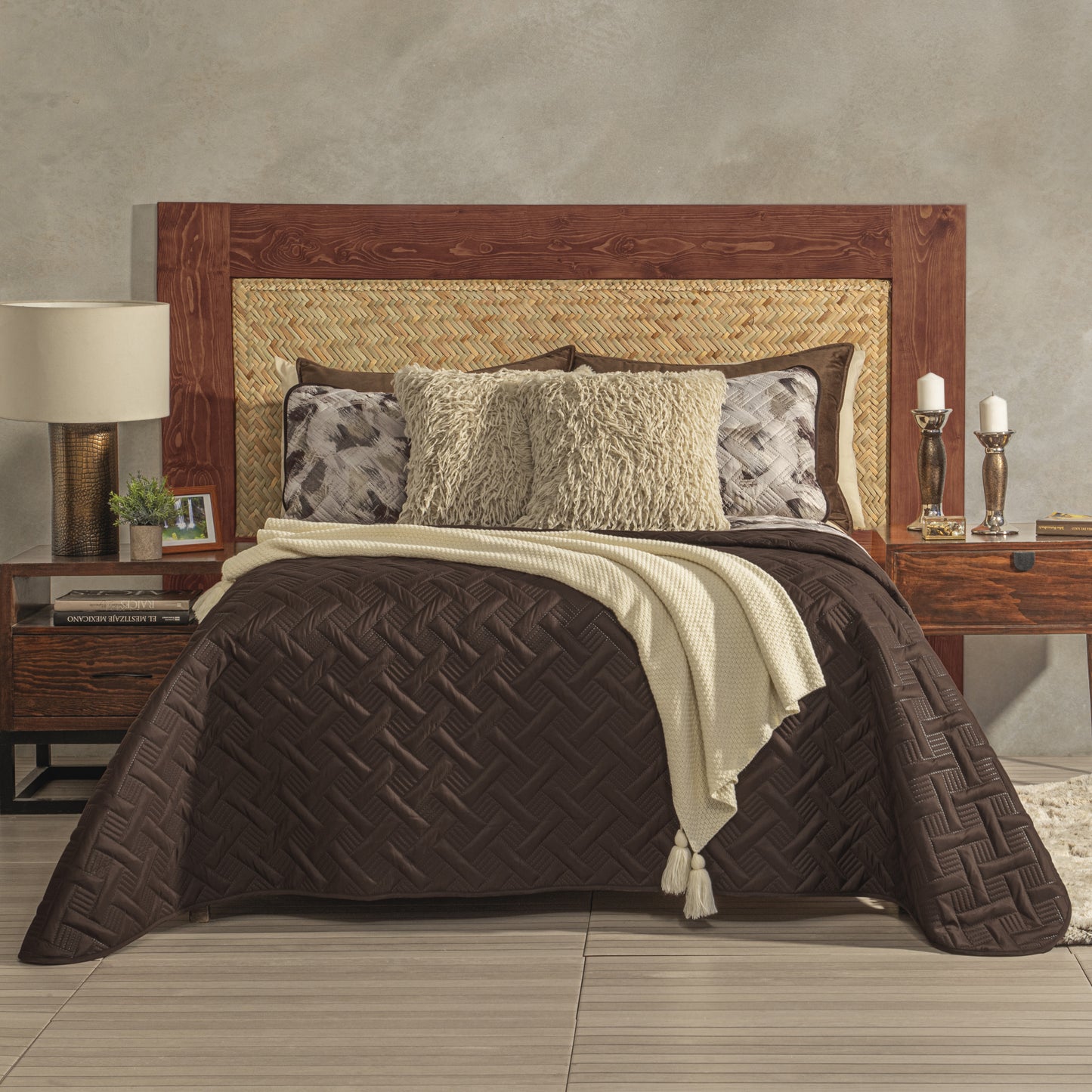 Juego De Edredón Ligero Coffee