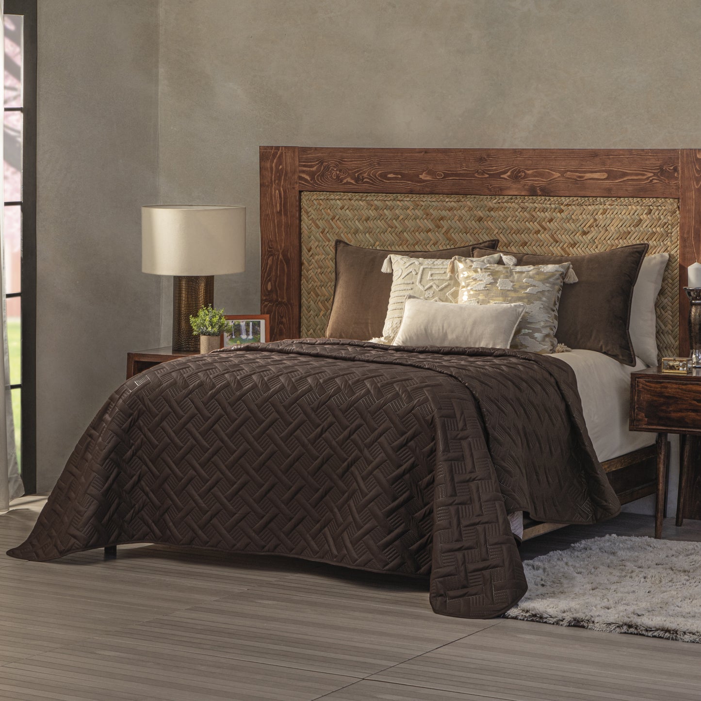 Juego De Edredón Ligero Coffee