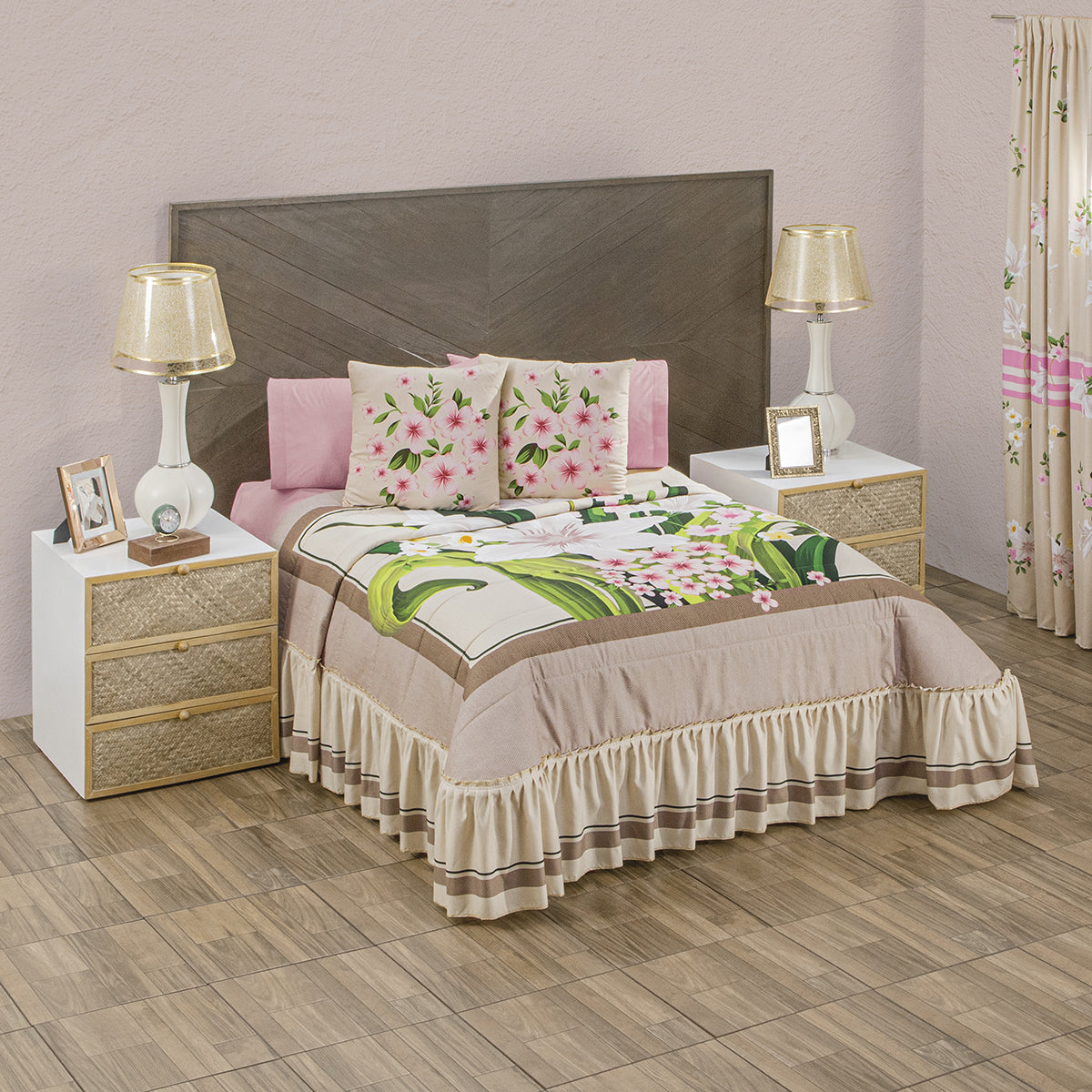 Juego de Colcha Europea Lilian – ÍNTIMA HOGAR