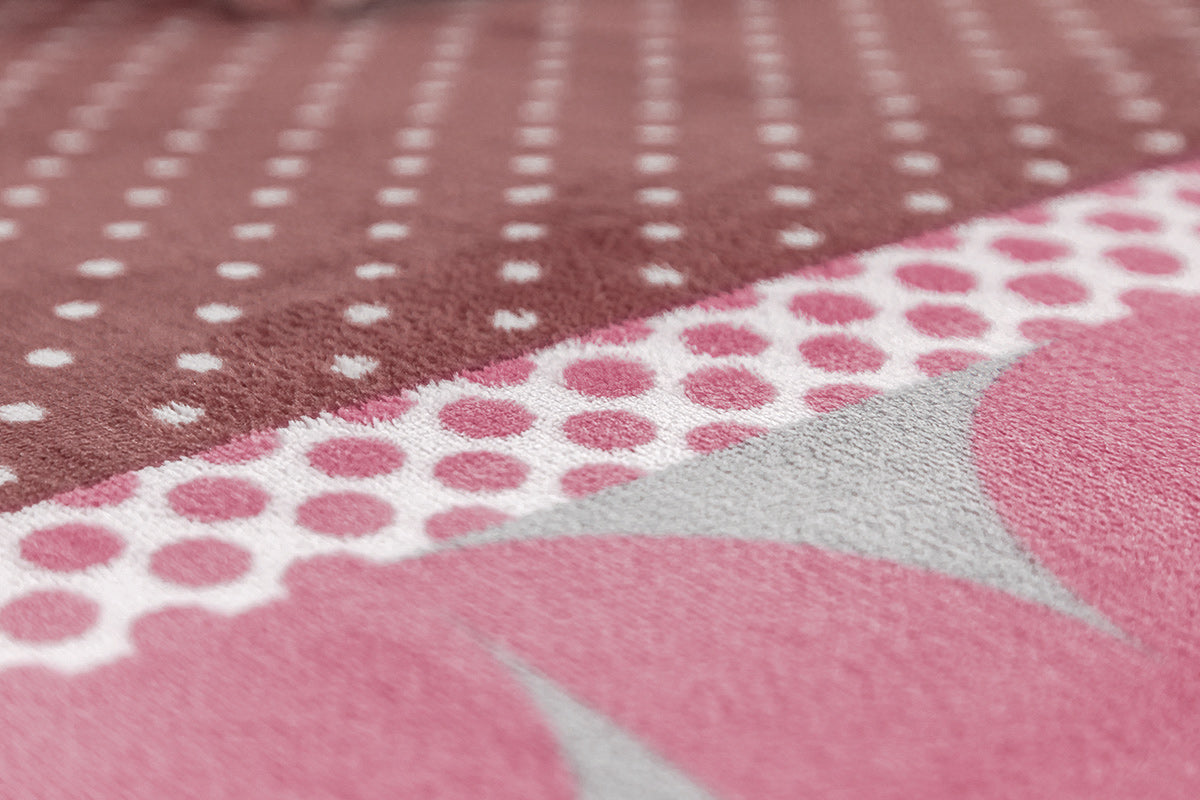 Polka Cobertor Flannel Extra Suave