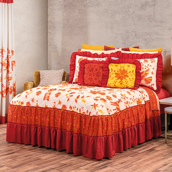 Tenango Juego de Colcha Doble Olán