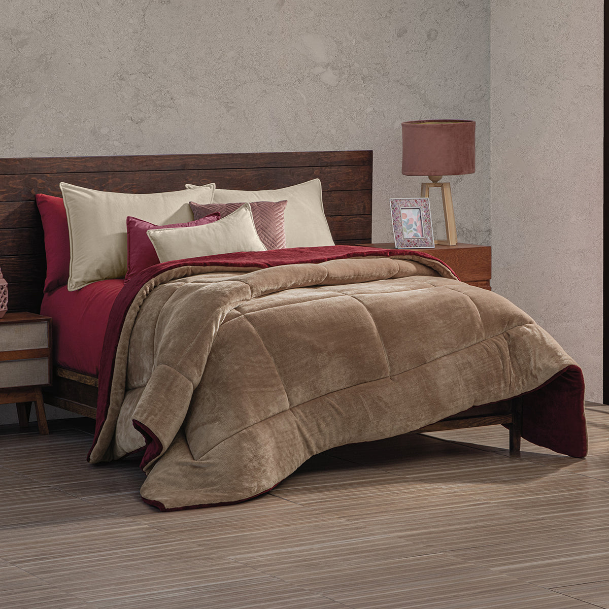 Cobertor Flannel Extra Suave Viñedo