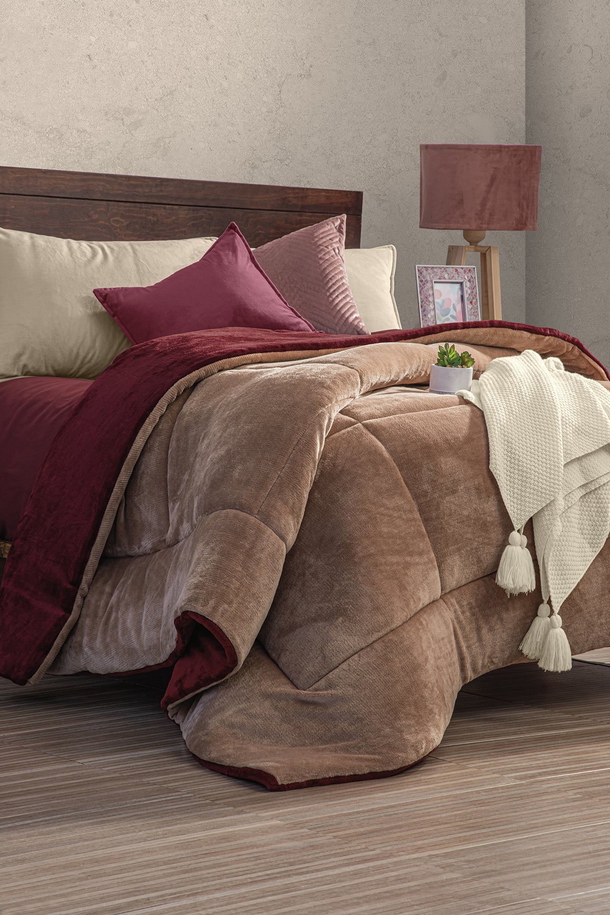 Cobertor Flannel Extra Suave Viñedo