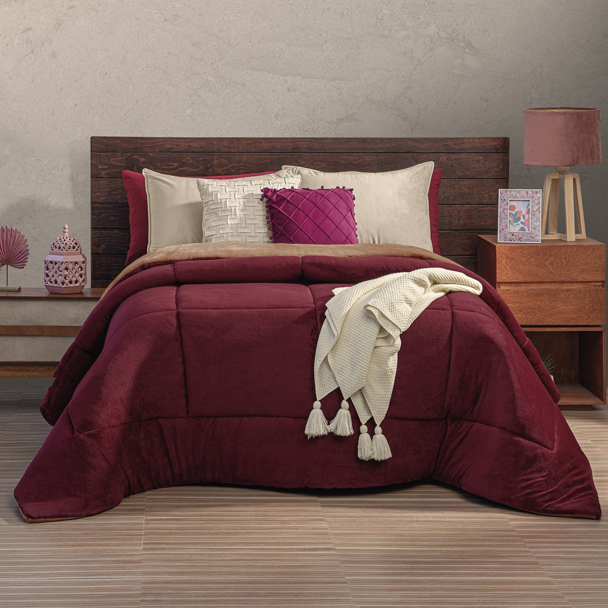 Cobertor Flannel Extra Suave Viñedo