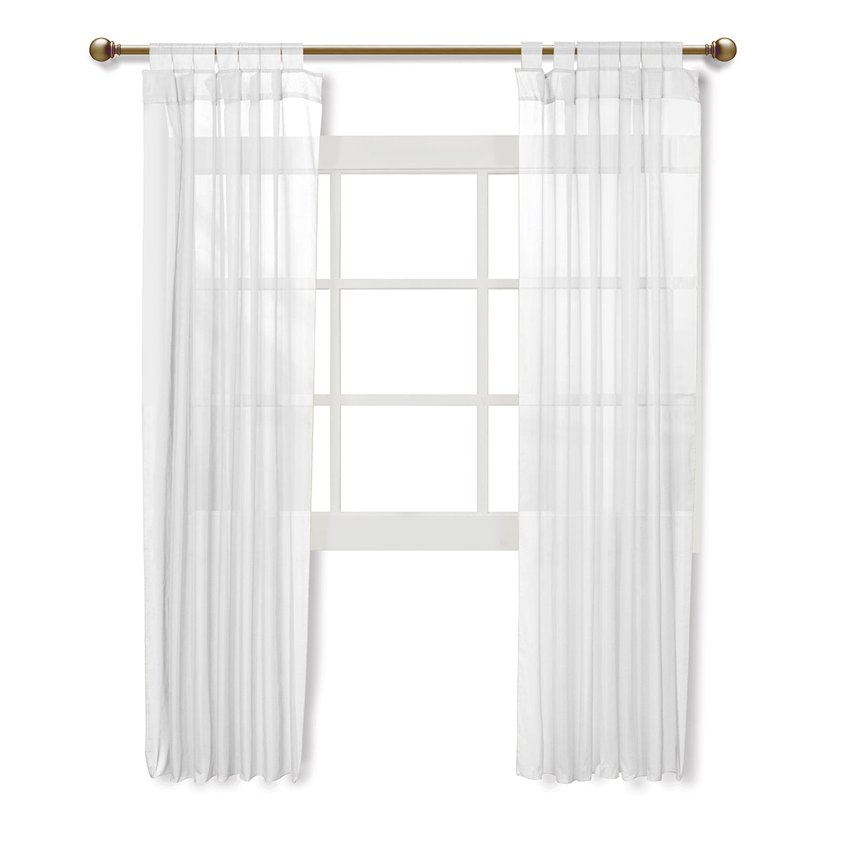 Juego De Cortinas Cortas Tergal