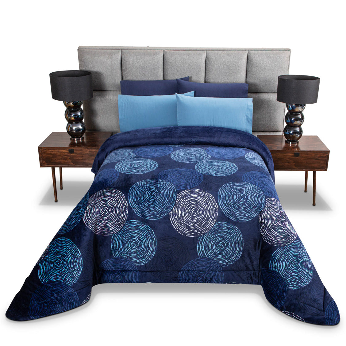 Cobertor Flannel Extra Suave Cobalto