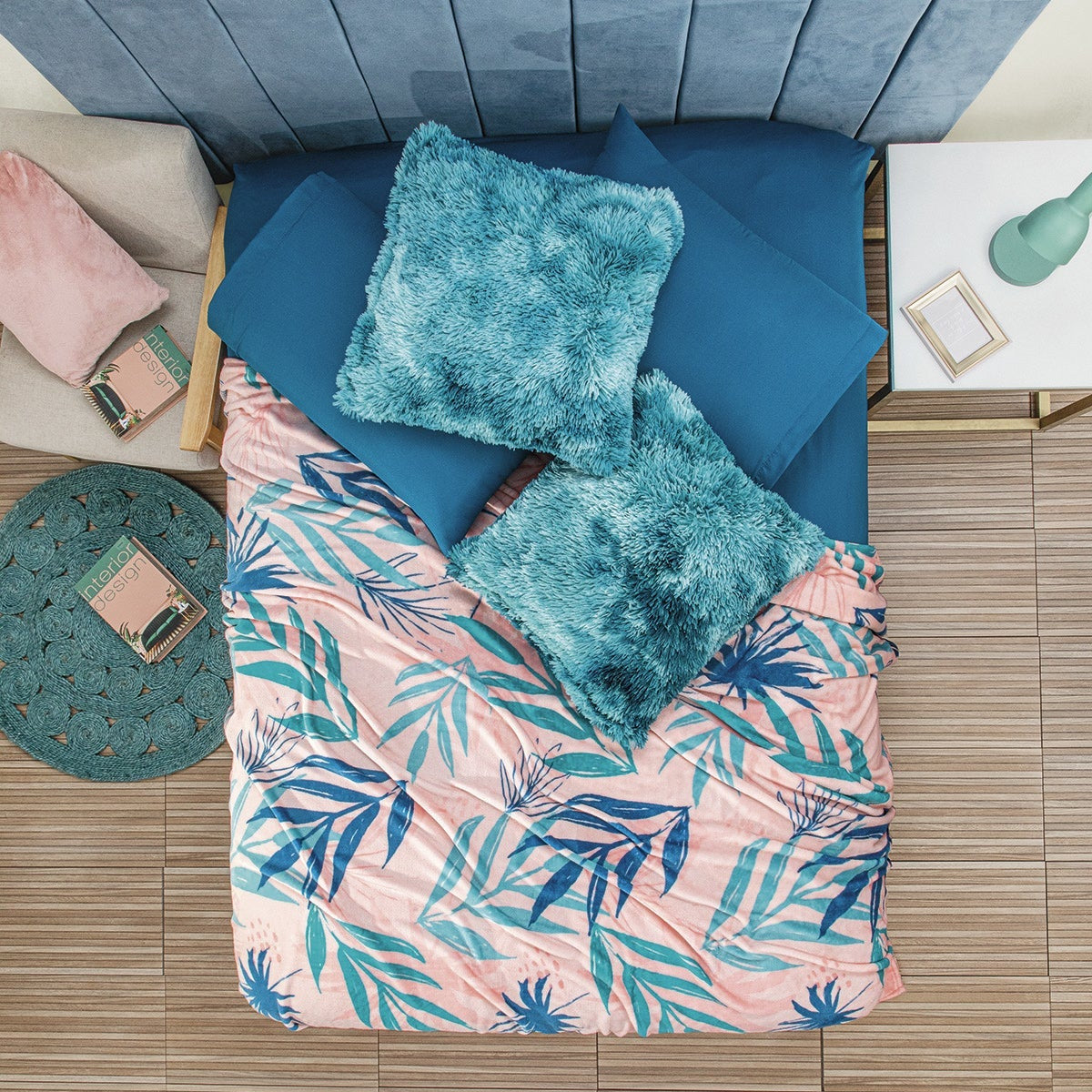 Palm Cobertor Flannel Ligero