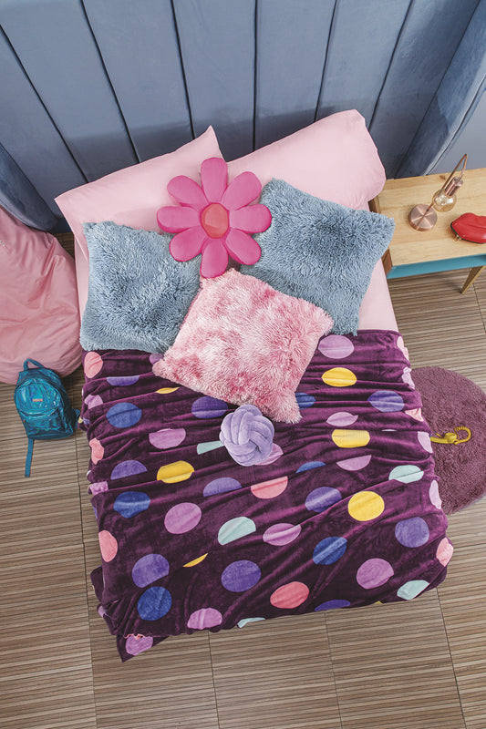 Cobertor flannel ligero Poppy