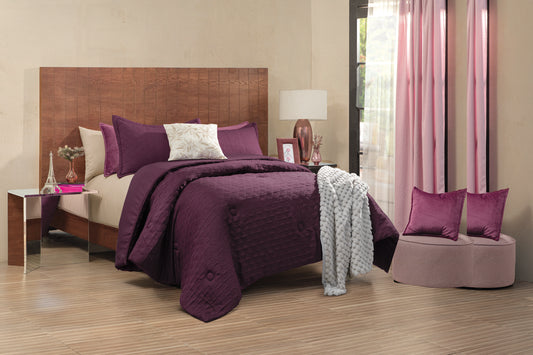 Juego De Edredón Luxury Berry