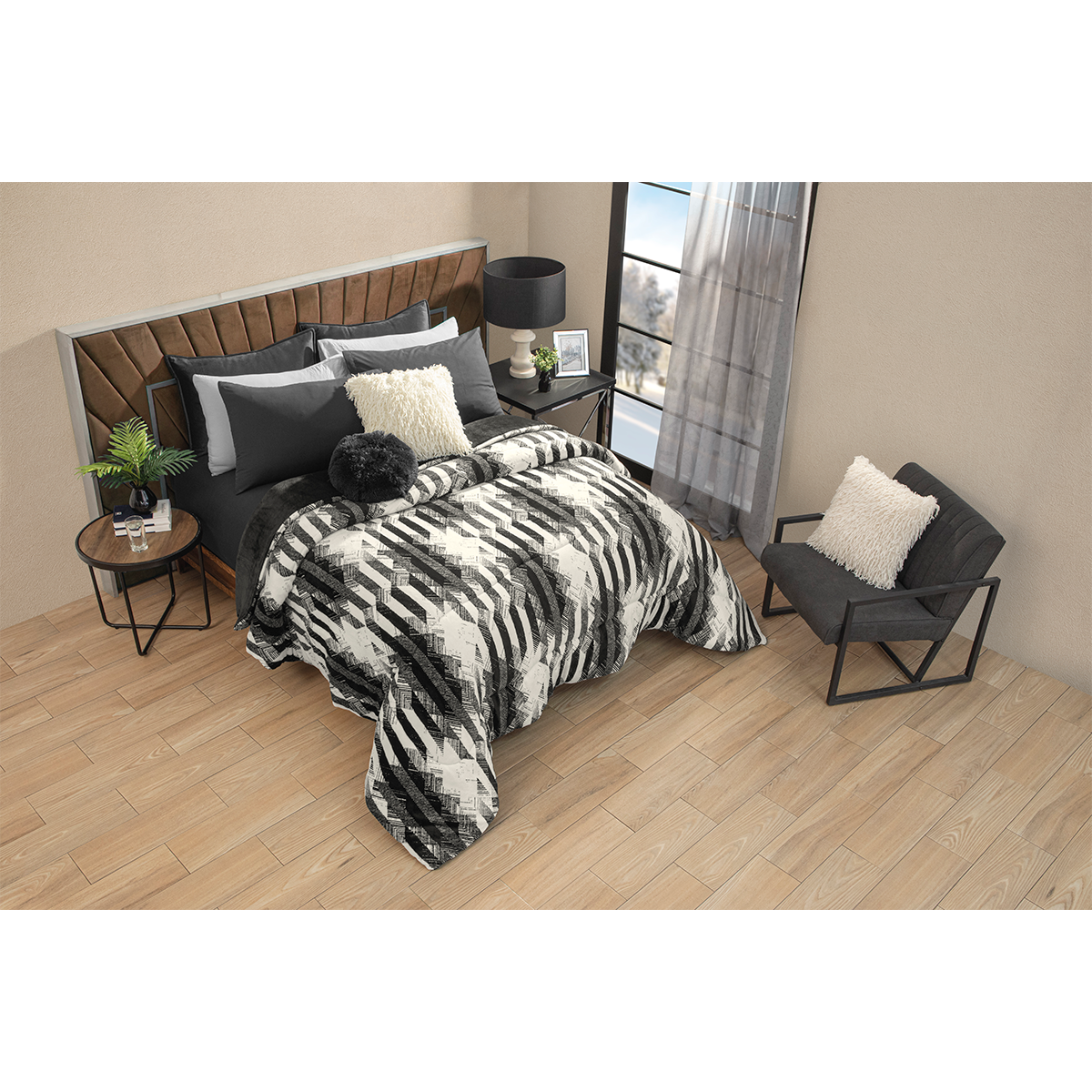 Cobertor Flannel Con Flannel Oslo